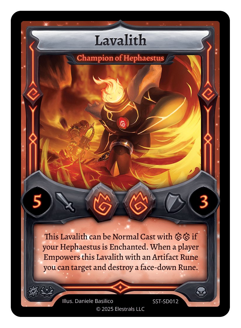 Lavalith - Champion of Hephaestus - SST-SD012